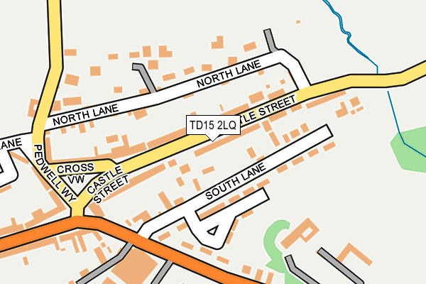 TD15 2LQ map - OS OpenMap – Local (Ordnance Survey)