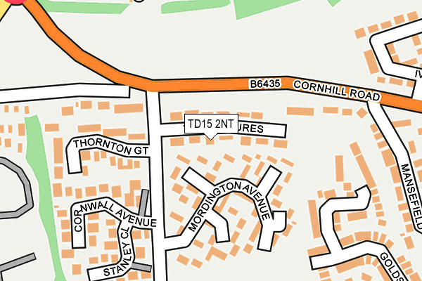 TD15 2NT map - OS OpenMap – Local (Ordnance Survey)