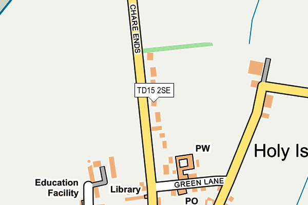 TD15 2SE map - OS OpenMap – Local (Ordnance Survey)