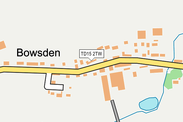 TD15 2TW map - OS OpenMap – Local (Ordnance Survey)