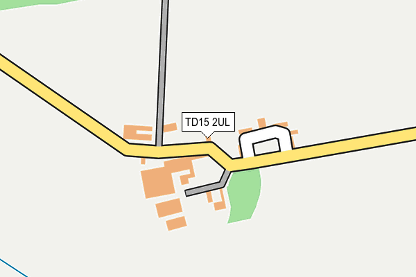 TD15 2UL map - OS OpenMap – Local (Ordnance Survey)