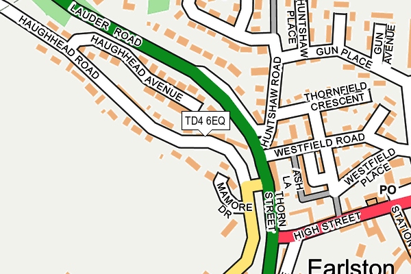TD4 6EQ map - OS OpenMap – Local (Ordnance Survey)