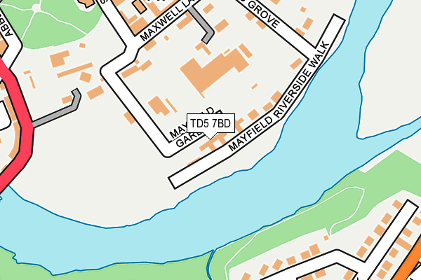TD5 7BD map - OS OpenMap – Local (Ordnance Survey)