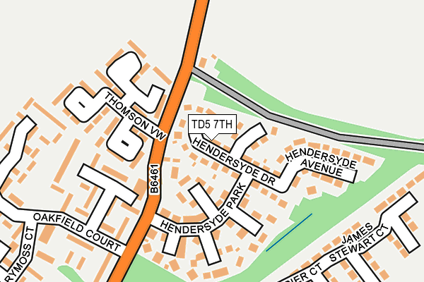 TD5 7TH map - OS OpenMap – Local (Ordnance Survey)