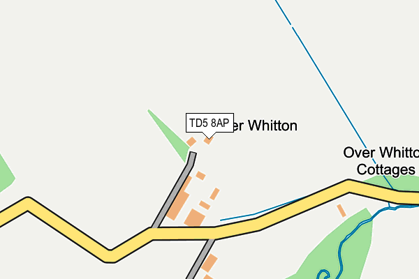 TD5 8AP map - OS OpenMap – Local (Ordnance Survey)