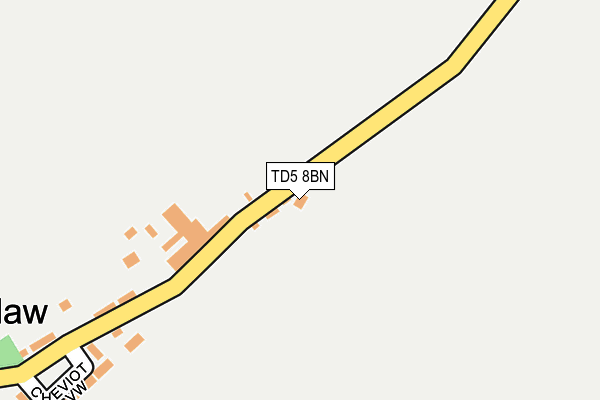 TD5 8BN map - OS OpenMap – Local (Ordnance Survey)