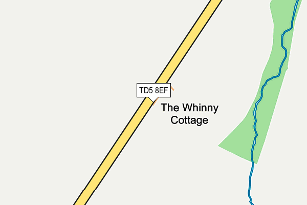 TD5 8EF map - OS OpenMap – Local (Ordnance Survey)