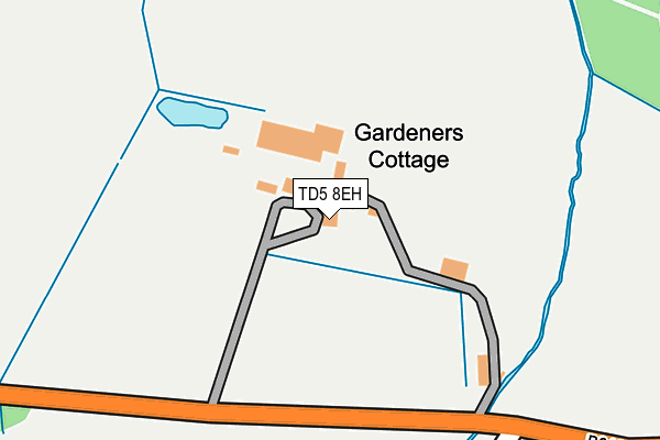 TD5 8EH map - OS OpenMap – Local (Ordnance Survey)