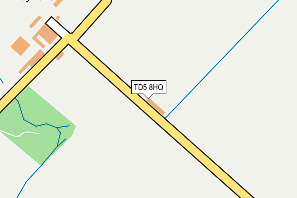 TD5 8HQ map - OS OpenMap – Local (Ordnance Survey)