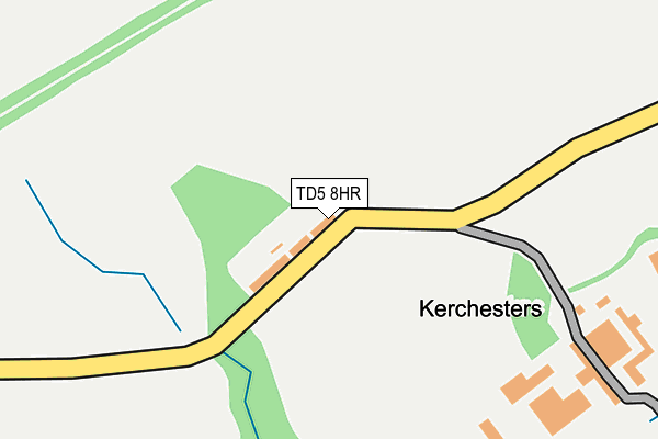 TD5 8HR map - OS OpenMap – Local (Ordnance Survey)