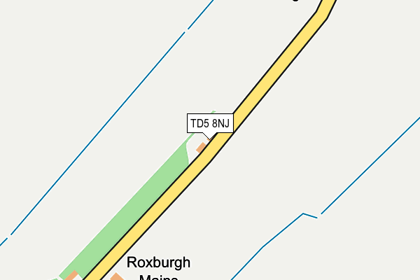 TD5 8NJ map - OS OpenMap – Local (Ordnance Survey)