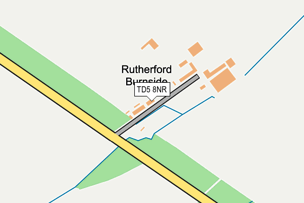 TD5 8NR map - OS OpenMap – Local (Ordnance Survey)