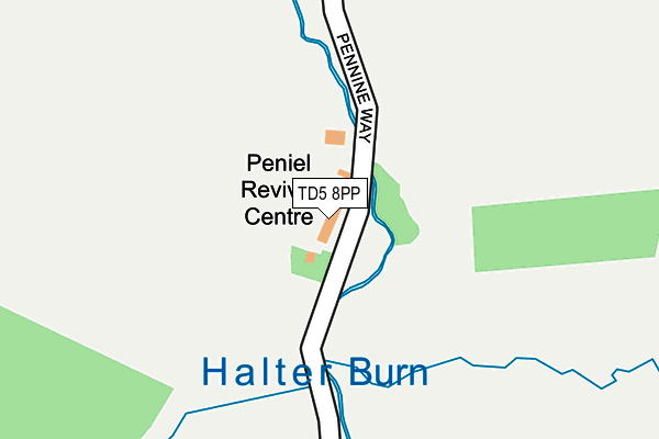 TD5 8PP map - OS OpenMap – Local (Ordnance Survey)