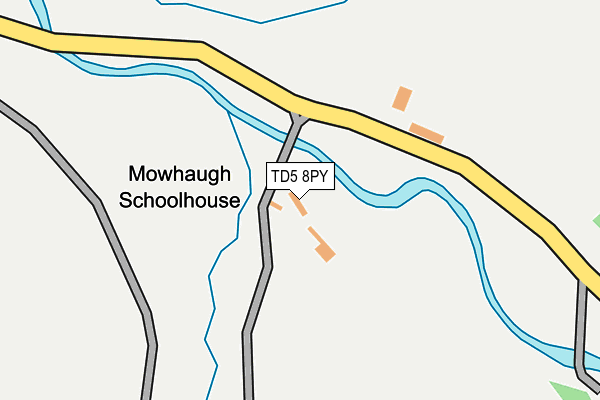 TD5 8PY map - OS OpenMap – Local (Ordnance Survey)