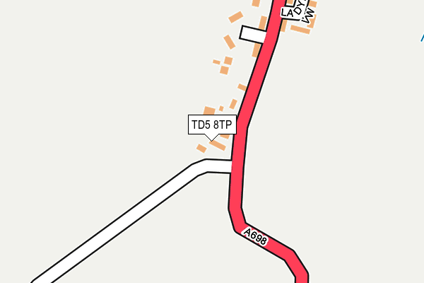 TD5 8TP map - OS OpenMap – Local (Ordnance Survey)