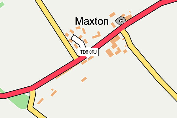 TD6 0RJ map - OS OpenMap – Local (Ordnance Survey)