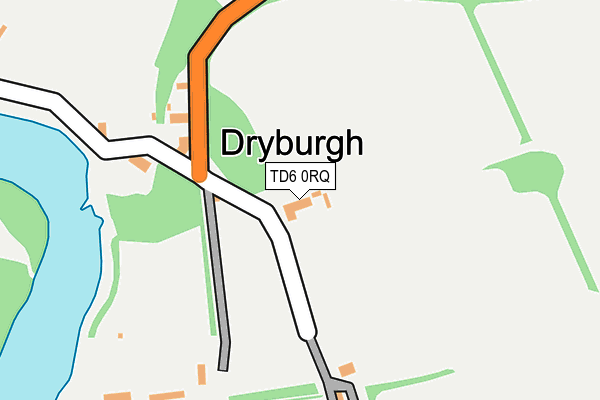 TD6 0RQ map - OS OpenMap – Local (Ordnance Survey)