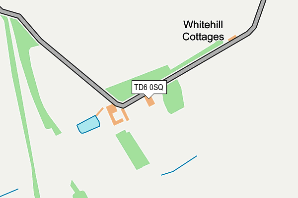 TD6 0SQ map - OS OpenMap – Local (Ordnance Survey)