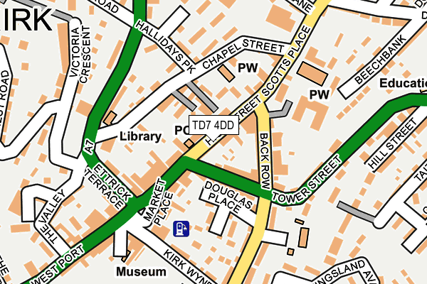 Map of TWEEDSIDE FINANCIAL SERVICES LTD at local scale