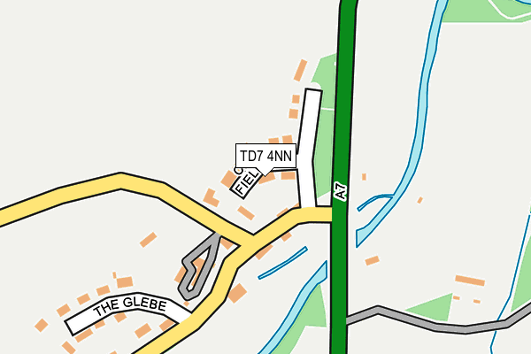 TD7 4NN map - OS OpenMap – Local (Ordnance Survey)