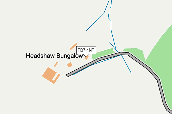 TD7 4NT map - OS OpenMap – Local (Ordnance Survey)