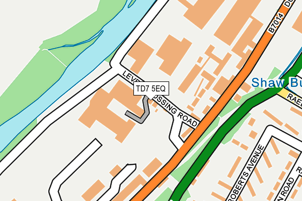 TD7 5EQ map - OS OpenMap – Local (Ordnance Survey)