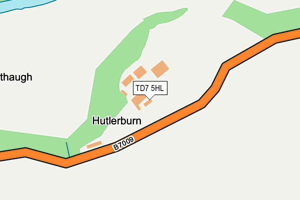 TD7 5HL map - OS OpenMap – Local (Ordnance Survey)