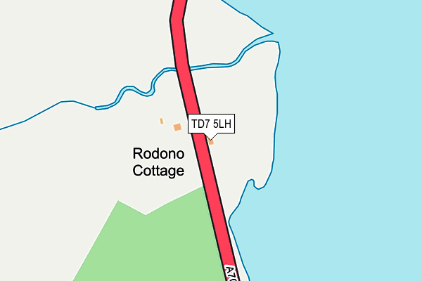 TD7 5LH map - OS OpenMap – Local (Ordnance Survey)