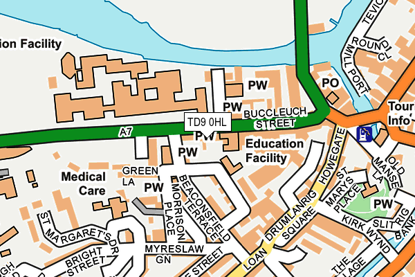 Map of UK KNOWLEDGE LTD at local scale