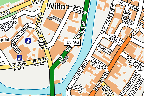 Map of WRIGHT AUTO REPAIR LTD at local scale