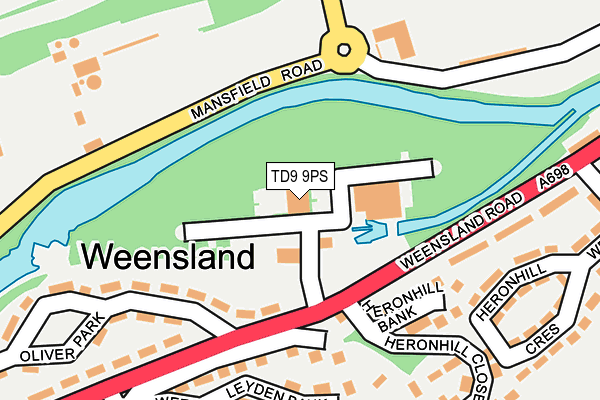 Map of WEENSLAND MOTOR CENTRE LIMITED at local scale