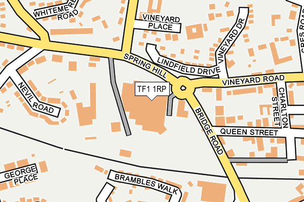 TF1 1RP map - OS OpenMap – Local (Ordnance Survey)