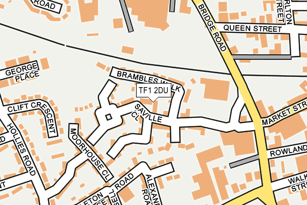 TF1 2DU map - OS OpenMap – Local (Ordnance Survey)