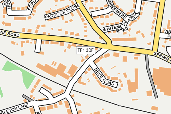 TF1 3DF map - OS OpenMap – Local (Ordnance Survey)