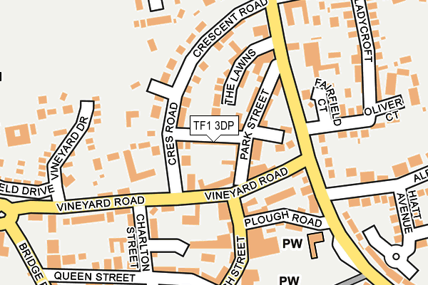 TF1 3DP map - OS OpenMap – Local (Ordnance Survey)