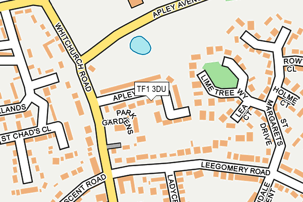 TF1 3DU map - OS OpenMap – Local (Ordnance Survey)