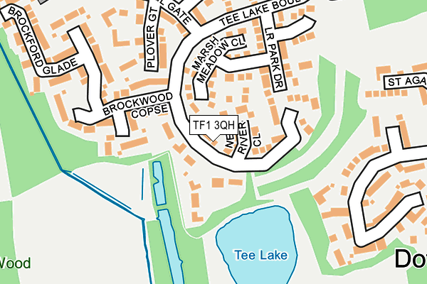 TF1 3QH map - OS OpenMap – Local (Ordnance Survey)