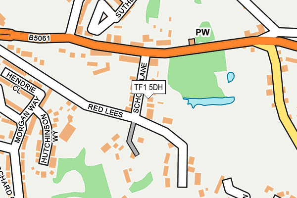 TF1 5DH map - OS OpenMap – Local (Ordnance Survey)