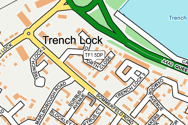 TF1 5DP map - OS OpenMap – Local (Ordnance Survey)
