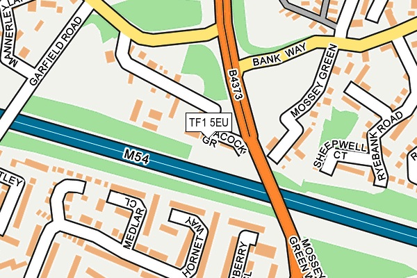 TF1 5EU map - OS OpenMap – Local (Ordnance Survey)
