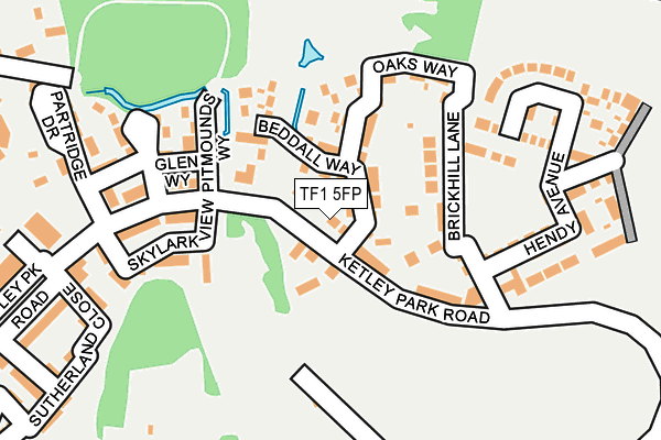 TF1 5FP map - OS OpenMap – Local (Ordnance Survey)