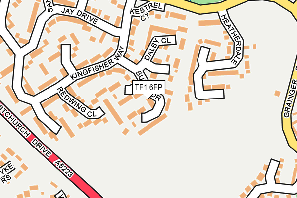 Map of APLEY PROPERTY LIMITED at local scale
