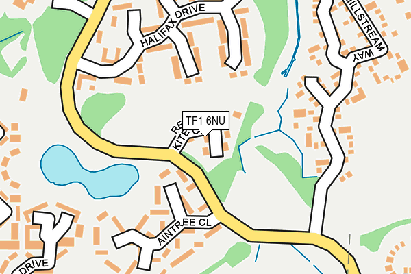 TF1 6NU map - OS OpenMap – Local (Ordnance Survey)