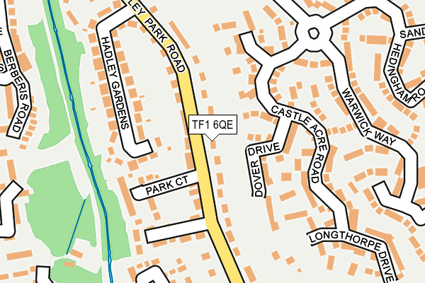 TF1 6QE map - OS OpenMap – Local (Ordnance Survey)