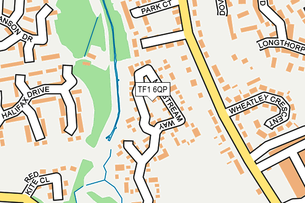 TF1 6QP map - OS OpenMap – Local (Ordnance Survey)