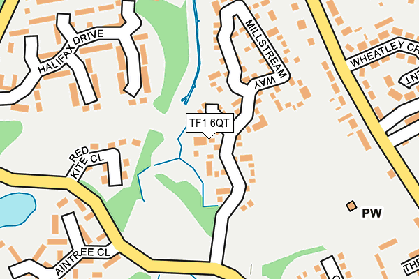 TF1 6QT map - OS OpenMap – Local (Ordnance Survey)