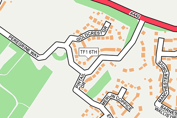 TF1 6TH map - OS OpenMap – Local (Ordnance Survey)