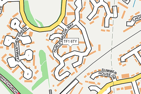 TF1 6TY map - OS OpenMap – Local (Ordnance Survey)