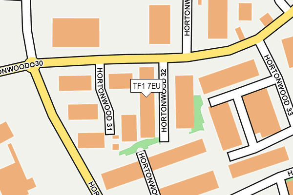 TF1 7EU map - OS OpenMap – Local (Ordnance Survey)