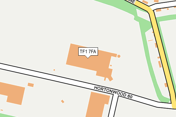 TF1 7FA map - OS OpenMap – Local (Ordnance Survey)
